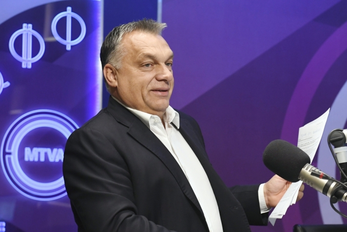 Orbán Viktor miniszterelnök pénteken a Kossuth rádió 180 perc című műsorában