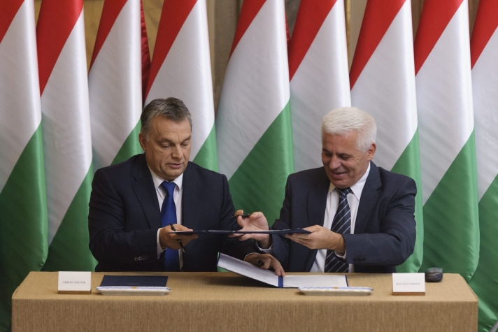 Orbán Viktor a nyírségi megyeszékhelyen.