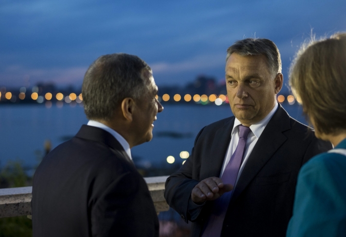 Orbán Viktor kormányfő Kazanyban megbeszélést folytatott...